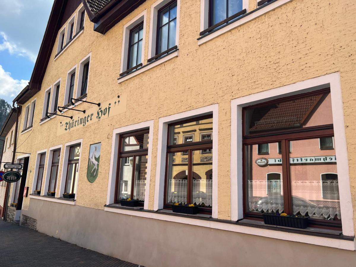 Hotel Thueringer Hof Ziegenrück Exteriér fotografie